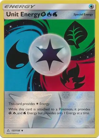 Unit Energy GRW Reverse Holo Pokemon card from Ultra Prism