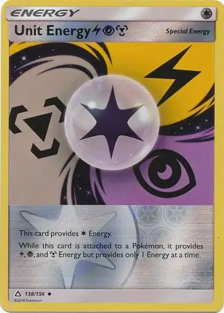 Unit Energy LPM Reverse Holo Pokemon card from Ultra Prism