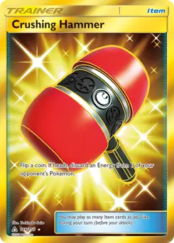 Crushing Hammer Secret Pokemon card from Ultra Prism