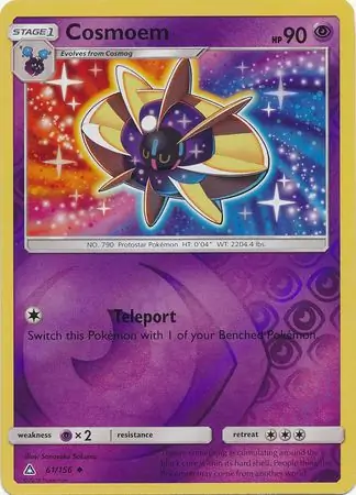 Cosmoem Reverse Holo Pokemon card from Ultra Prism