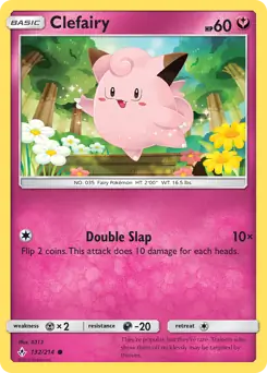 Clefairy Pokemon card from Unbroken Bonds