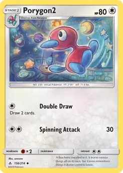 Porygon2 Pokemon card from Unbroken Bonds