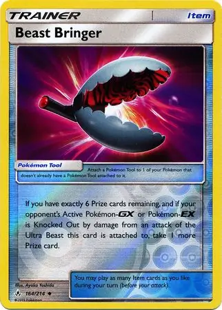 Beast Bringer Reverse Holo Pokemon card from Unbroken Bonds