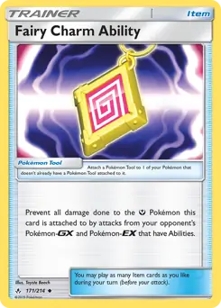 Fairy Charm Ability Pokemon card from Unbroken Bonds