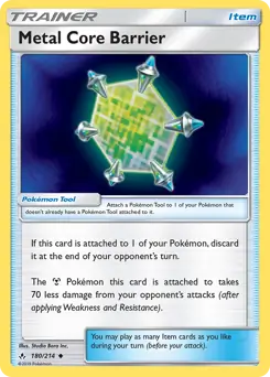 Metal Core Barrier Pokemon card from Unbroken Bonds
