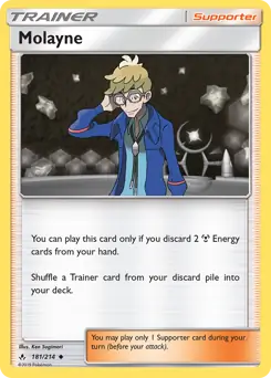 Molayne Pokemon card from Unbroken Bonds