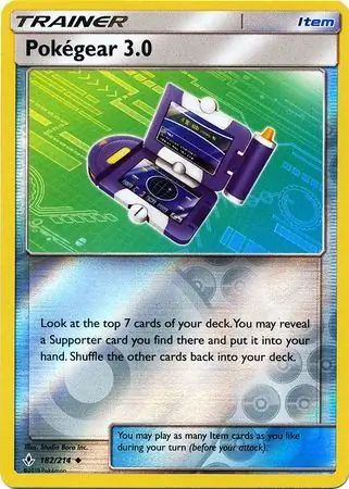Pokegear 3.0 Reverse Holo Pokemon card from Unbroken Bonds