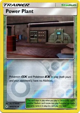 Power Plant Reverse Holo Pokemon card from Unbroken Bonds
