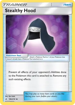 Stealthy Hood Pokemon card from Unbroken Bonds