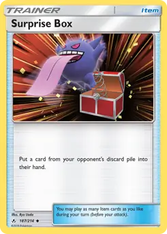 Surprise Box Pokemon card from Unbroken Bonds