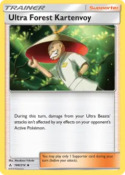 Ultra Forest Kartenvoy Pokemon card from Unbroken Bonds