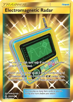 Electromagnetic Radar Secret Pokemon card from Unbroken Bonds