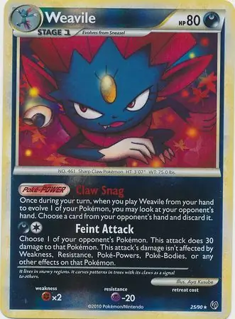 Weavile Reverse Holo