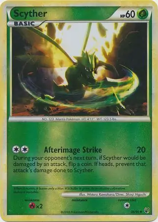 Scyther Reverse Holo