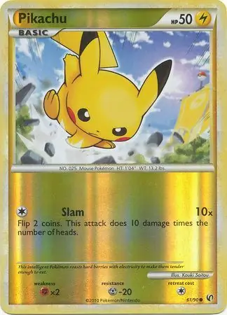 Pikachu Reverse Holo