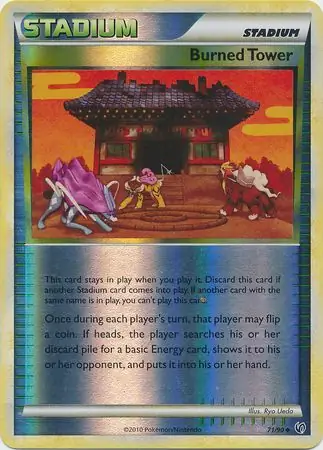 Burned Tower Reverse Holo