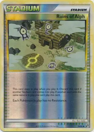 Ruins Of Alph Reverse Holo