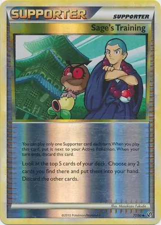 Sage's Training Reverse Holo Pokemon card from Undaunted