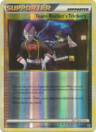 Team Rocket's Trickery Reverse Holo