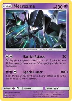 Necrozma Pokemon card from Unified Minds
