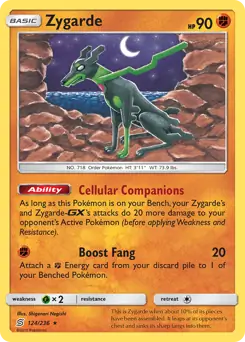 Zygarde Pokemon card from Unified Minds