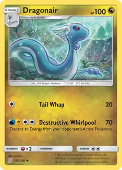 Dragonair Pokemon card from Unified Minds