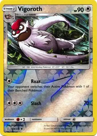 Vigoroth Reverse Holo Pokemon card from Unified Minds