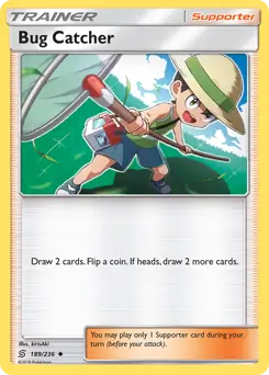Bug Catcher Pokemon card from Unified Minds