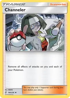 Channeler Pokemon card from Unified Minds
