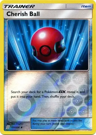 Cherish Ball Reverse Holo Pokemon card from Unified Minds