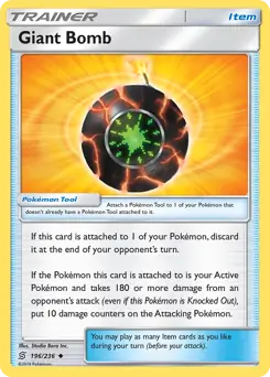 Giant Bomb Pokemon card from Unified Minds