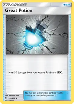Great Potion Pokemon card from Unified Minds