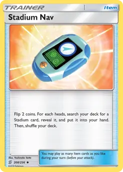 Stadium Nav Pokemon card from Unified Minds