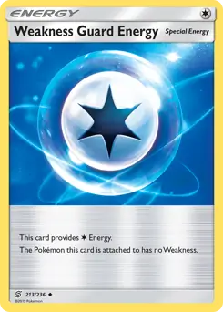 Weakness Guard Energy Pokemon card from Unified Minds