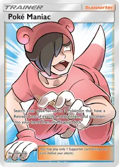 Full Art Poke Maniac Pokemon card from Unified Minds