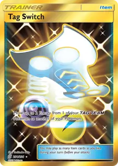 Tag Switch Secret Pokemon card from Unified Minds
