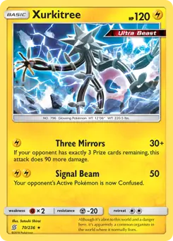 Xurkitree Pokemon card from Unified Minds