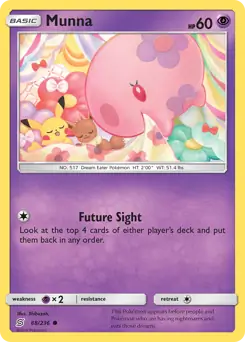 Munna Pokemon card from Unified Minds