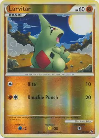 Larvitar Reverse Holo