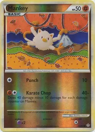 Mankey Reverse Holo