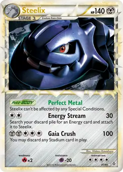 Steelix Prime Pokemon card from Unleashed