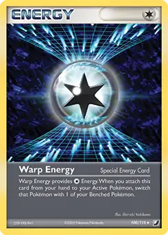 Warp Energy Pokemon card from Unseen Forces