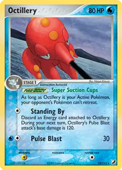 Octillery Pokemon card from Unseen Forces