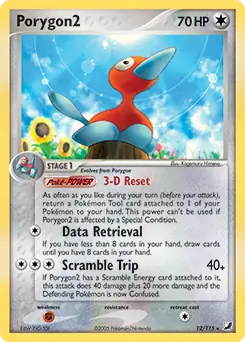 Porygon2 Pokemon card from Unseen Forces