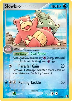 Slowbro Pokemon card from Unseen Forces