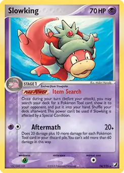 Slowking Pokemon card from Unseen Forces