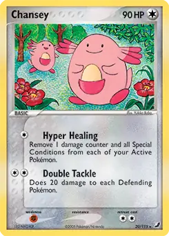 Chansey Pokemon card from Unseen Forces