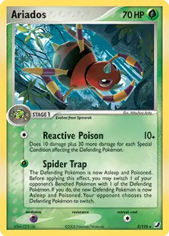 Ariados Pokemon card from Unseen Forces