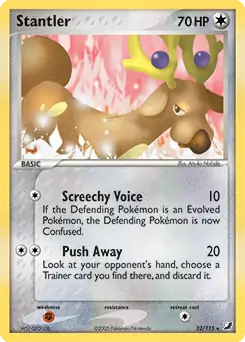 Stantler Pokemon card from Unseen Forces