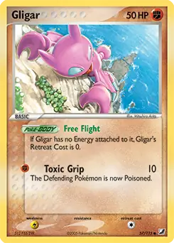 Gligar Pokemon card from Unseen Forces